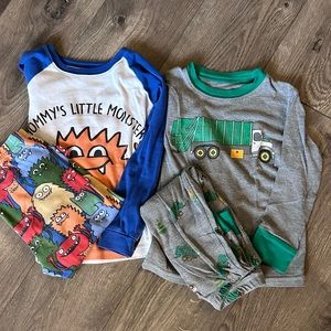 3T lot of 2 pajama sets